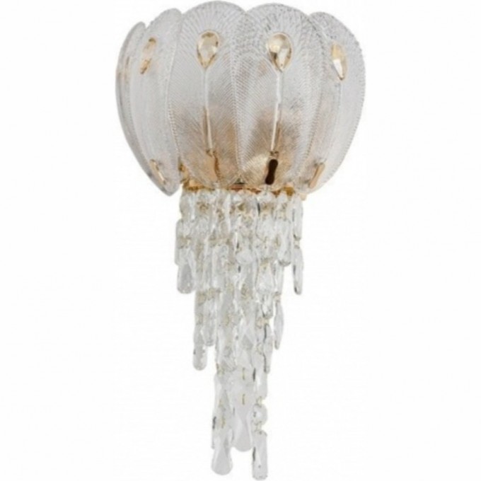 Бра ODEON LIGHT PAROTI HALL ODL24 519 G9 4*40W металл хрусталь стекло, золото прозрачный янтарный 5048/4W Бра ODEON LIGHT PAROTI HALL ODL24 519 G9 4*40W металл хрусталь стекло, золото прозрачный янтарный 5048/4W