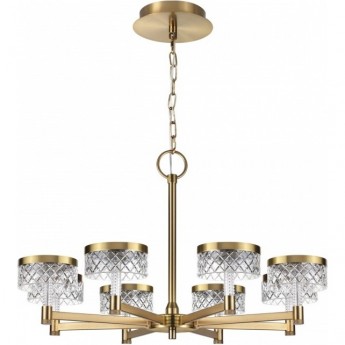 Люстра ODEON LIGHT FIVRE L-VISION ODL24 445 LED 48W 4000K 3336лм металл акрил, античная бронза Люстра ODEON LIGHT FIVRE L-VISION ODL24 445 LED 48W 4000K 3336лм металл акрил, античная бронза