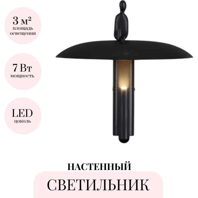 Настенный светильник ODEON LIGHT SHADOW 7024/7WL Настенный светильник ODEON LIGHT SHADOW 7024/7WL
