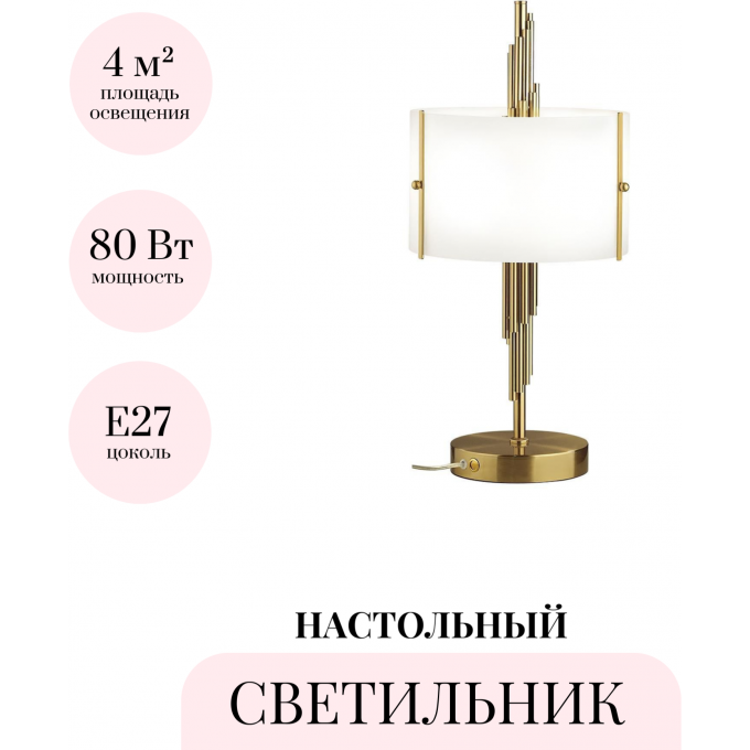 Настольный светильник ODEON LIGHT MARGARET 5415/2T Настольный светильник ODEON LIGHT MARGARET 5415/2T