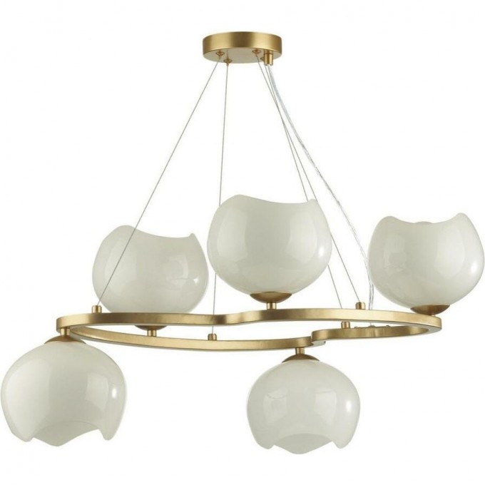 Подвесная люстра ODEON LIGHT WATERLILY 4873/5 Подвесная люстра ODEON LIGHT WATERLILY 4873/5