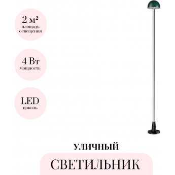 Уличный светильник ODEON LIGHT NATURE VERDE 7122/4GL Уличный светильник ODEON LIGHT NATURE VERDE 7122/4GL